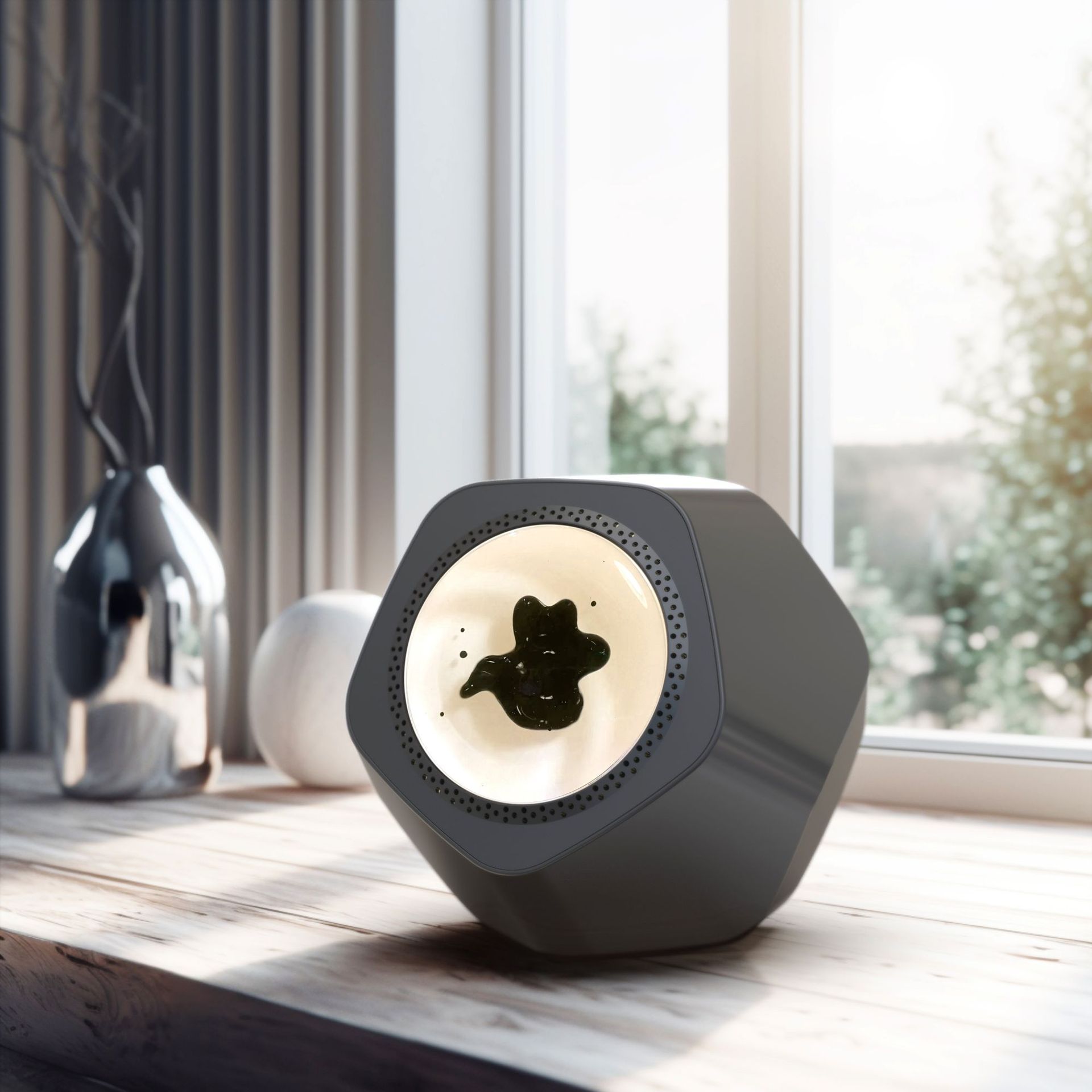 VENOMOUS Enceinte a Ornements créatifs audio à fluide magnétique flottant