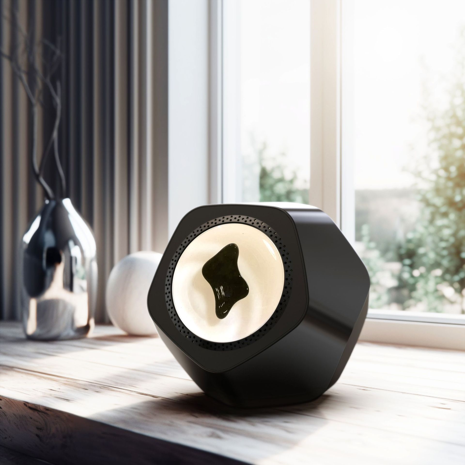 VENOMOUS Enceinte a Ornements créatifs audio à fluide magnétique flottant