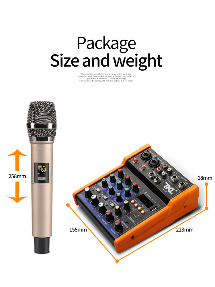 Mixeur Alimentation USB avec microphone