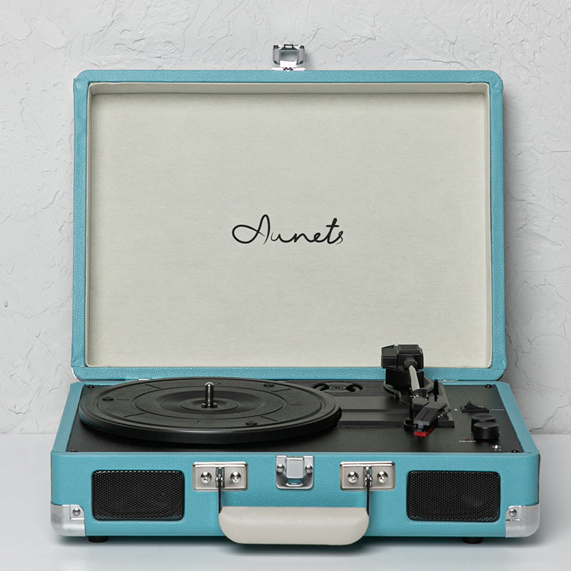 Vinyle platine Retro avec Valise portable en cuir